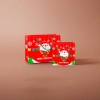 Red Christmas gift bag with Santa Claus pattern festive decoration gift box packaging Specification image
